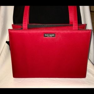 Kate Spade classic “SAM” red handbag